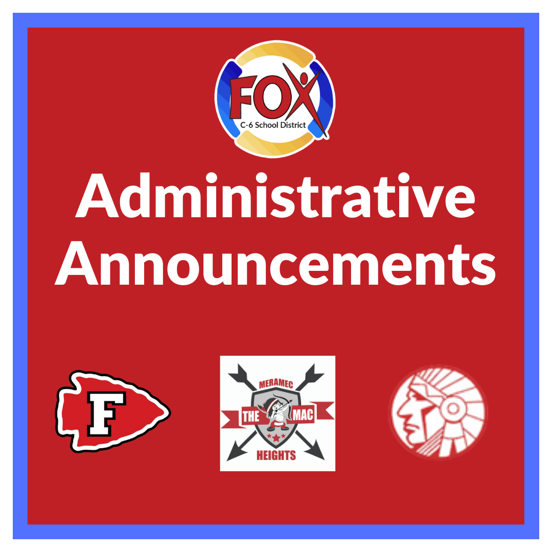  Administrative Announcement - 5/22/2024 